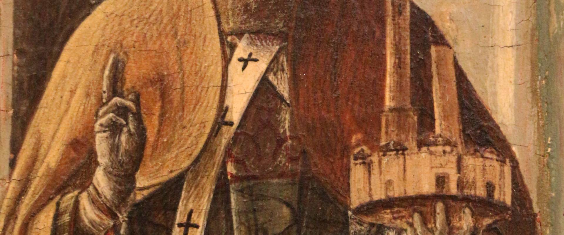 Ercole de' roberti, san petronio, dal polittico griffoni, 1472-1473 circa 03 foto di Sailko